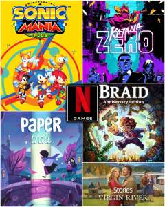 [No extra cost for Netflix subscribers] Katana ZERO, Braid: Anniversary Edition, Paper Trail, Netflix Stories: Virgin River (mobile)