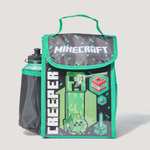 Kids Minecraft Lunch Bag Snack Box & Water Bottle Set - £6 (Free Click & Collect) @ Matalan
