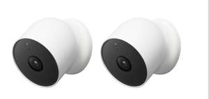 Google Nest Battery Camera Twin Pack (plus extra 10% off for first time app orders reducing to £225)