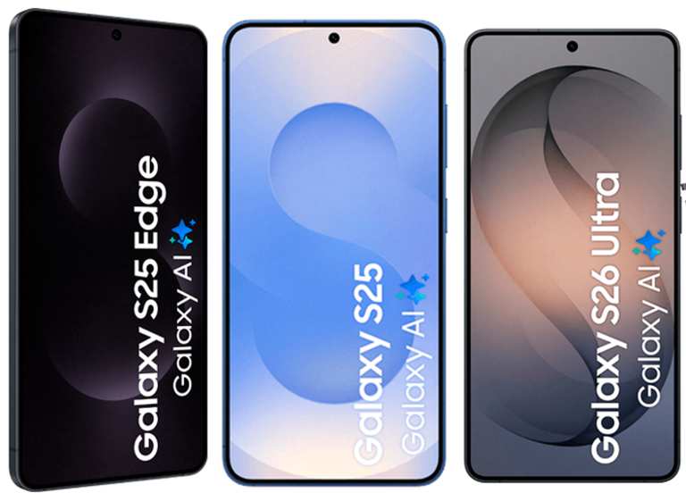 Samsung Galaxy S25 128GB / Samsung Galaxy S25 Edge 256GB - £469 / Samsung Galaxy S26 Ultra 512GB - £799 or 1TB - £899 - Open Box