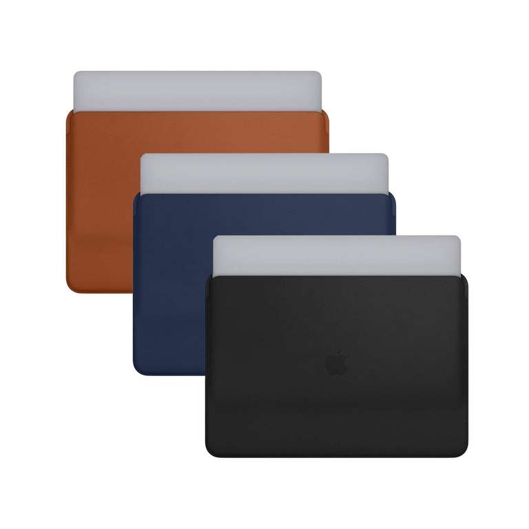 Apple Official MacBook 12" Leather Sleeve - £34.95 / 15 Inch Pro - £40.50 / 16 Inch Pro - £57.95 With Code @ MyMemory