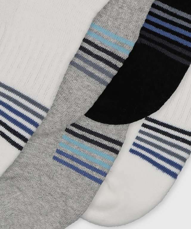 5 Pack - Men’s Active Trainer Socks (Sizes 6-12) - £2.40 + Free Click & Collect @ Argos