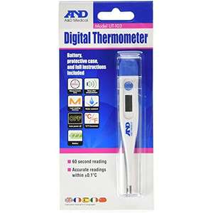 A&D Medical UT-103 Digital Thermometer - £3.39 @ Amazon