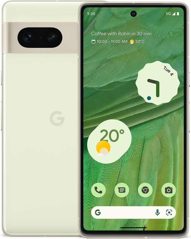 Google Pixel 7 128GB Like New 5G Smartphone £189 + £21 First Month with code (O2 Refresh)