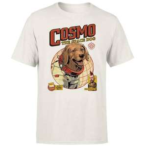 Guardians of the Galaxy Cosmo the Space Dog T-Shirt -Sizes XS to XXL £8.99 with code delivered from Zavvi