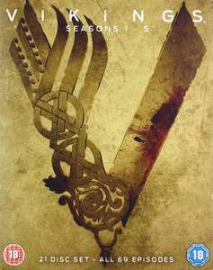 Vikings Seasons 1-5 Blu-ray Box Set - £37.49 Delivered @ Amazon