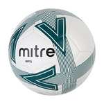 Mitre Impel L30P Football, Highly Durable, Shape Retention, For All Ages, White, Dark Green, Black, Ball Size 5