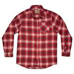 Mossy Oak Men's Men's Buffalo Plaid Flannel Shirt Red Gradient (Pack of 1) Size Large
