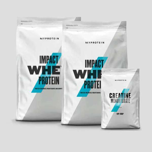 MyProtein Performance Pack (2kg Impact whey protein + 250g creatine) with code + free delivery & 5% off via App (New accounts)