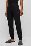 BOSS Mens Mix&Match Pants Embroidered-Logo Tracksuit Bottoms in Stretch Cotton - £22 @ Amazon