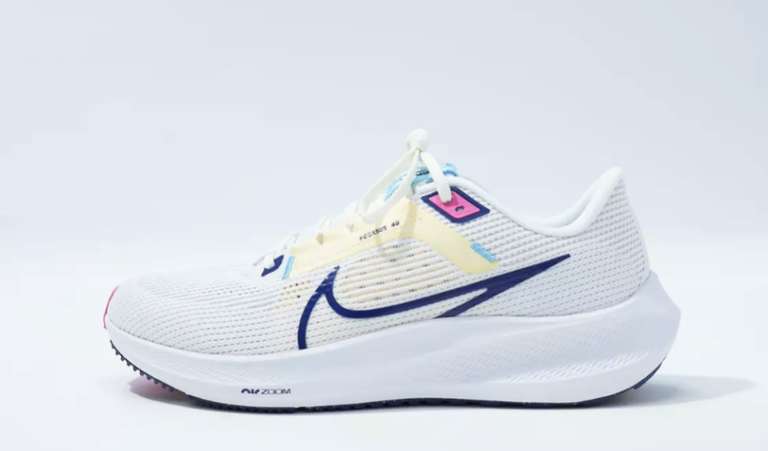 Nike Running Air Zoom Pegasus 40 trainers in White with code