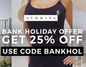 25% off Activewear with Discount code