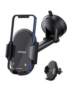 UGREEN Car Phone Holder 3 in 1 Windscreen Dashboard Air Vent Suction Mount - £10.39 (+£4.49 Non-Prime) With Code @ UGREEN Group / Amazon