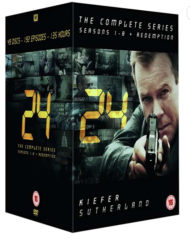 24 - Complete Season 1-8 + Redemption DVD plus 24: Live Another Day DVD Used - £13.37 with code @ World of Books