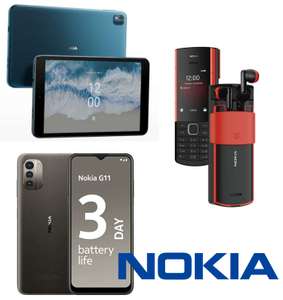 Get 10% Off Sitewide, Including Nokia T10 Tablet £89.10 | Nokia G11 Smartphone £89.10 | Nokia 5710 Mobile Phone £67.49 With Code @ Nokia UK