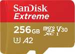 Sandisk Extreme 256GB U3 MicroSD card £30.99 @ Amazon