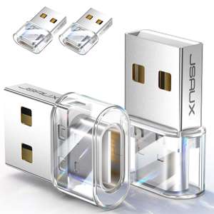 4-Pack JSAUX USB C Female to USB Male Adapter 3.1A Fast Charging with Promo Code Sold By JS Digital UK FBA