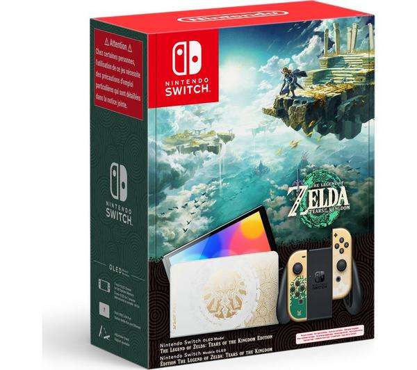 Nintendo Switch OLED - Zelda: Tears of the Kingdom Limited Edition Pre Order - £319 @ Currys