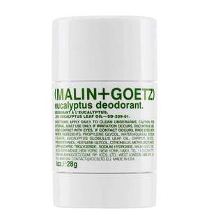 MALIN + GOETZ Eucalyptus Deodorant Full Size - £15.20 using code + Free delivery over £25 (otherwise £3.95) @CultBeauty