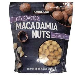 Kirkland Signatures Dry Roasted Macadamia Nuts, Salted 680g - £8.36 @ Costco Watford (Members Only)