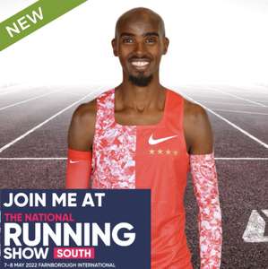 Free pair of tickets for 7-8 May with code to the National Running Show South