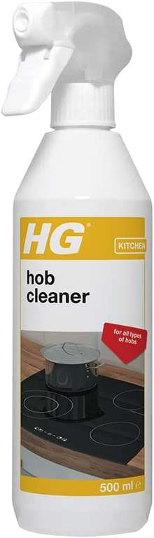 HG Hob Cleaner Induction Stove, Metal Ring, Glass & Ceramic Safe 500ml - £2.50 / £2.38 S&S @ Amazon