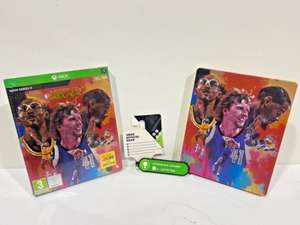 NBA 2K22 75th Anniversary Edition Xbox Bundle, Game and Keyring are New Steelbook Ex-Display @ 19ip