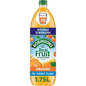 Robinsons Double Strength Orange x3 for £6, £4.75 Subscribe & Save at Amazon
