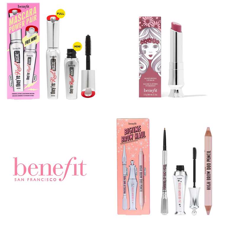 Up to 50% Off benefit Beauty Sale (+£2.95 delivery / free on £30 spend) @ Benefit Cosmetics