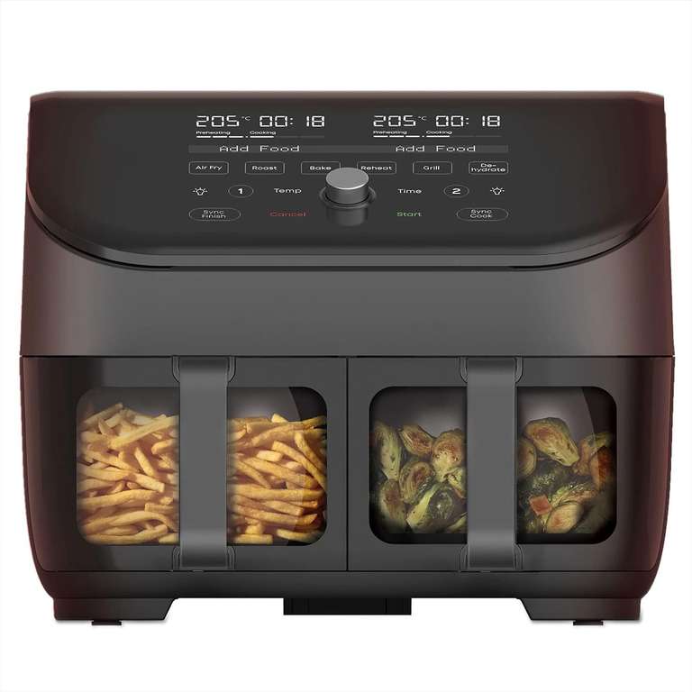 Instant Vortex Clearcook 7.6L Dual Air Fryer - £144.99 with code (Free Click & Collect / £4.95 UK Mainland Delivery) @ Robert Dyas