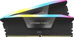 Corsair VENGEANCE RGB DDR5 32GB (2x16GB) 6000MHz C36 Intel Optimised Desktop Memory £130.99 @ Amazon