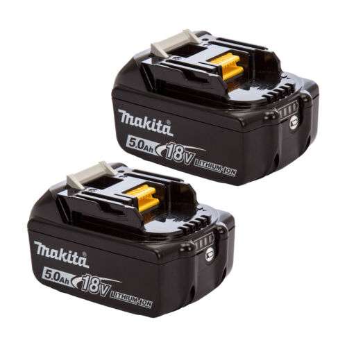 Makita BL1850B 18v 5Ah Battery Twin Pack (2x5Ah) - £108 with code (UK Mainland) @ fastfixbristolltd / eBay