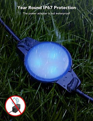 Govee Outdoor Ground Lights, RGBICWW 24 pack app control £64.99 @ Dispatches from Amazon Sold by Govee UK