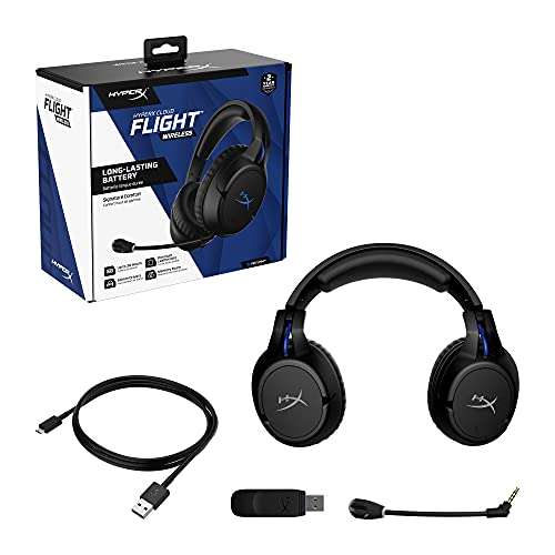 HyperX Cloud Flight Wireless Gaming Headset for PS5 and PS4 - £59.99 Prime Exclusive @ Amazon