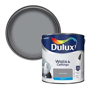Dulux 2.5l emulsion paint - loads of colours £14 with voucher @ Amazon
