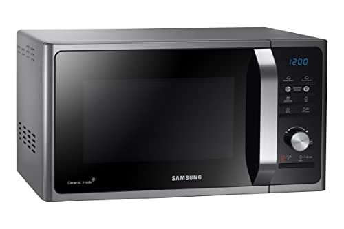 Samsung MS23F301TAS Solo Microwave with Healthy Cooking, 800W, 23 Litre, Silver £89 @ Amazon