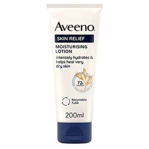 Aveeno Skin Relief Nourishing Lotion, 200ml - £3.99 / £3.59 Subscribe & Save + 15% Voucher On 1st Sub & Save @ Amazon