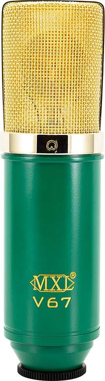 MXL V67G microphone - microphones (Interview, Wired, Cardioid, Gold, Green) - £80.82 @ Amazon (temp OOS)