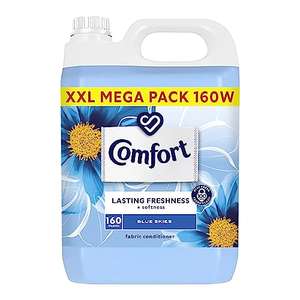 Comfort Blue Skies Fabric Conditioner with Stay Fresh technology for 100 days of freshness + fragrance* 160 wash 5L - £8.08 s&s