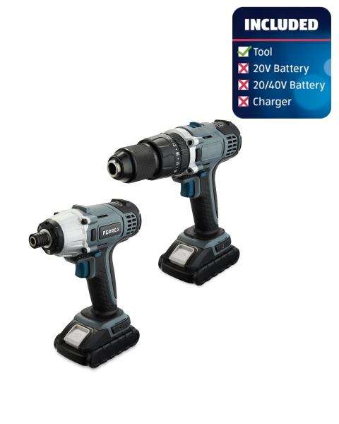 Ferrex 18V Impact Drill & Driver Set £59.99 @ Aldi