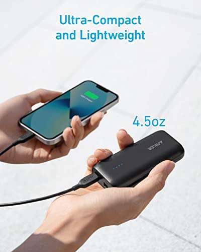 Anker 321 Ultra compact 5200 mAh Power bank (black or white) - £16.99 Dispatches from Amazon Sold by AnkerDirect UK