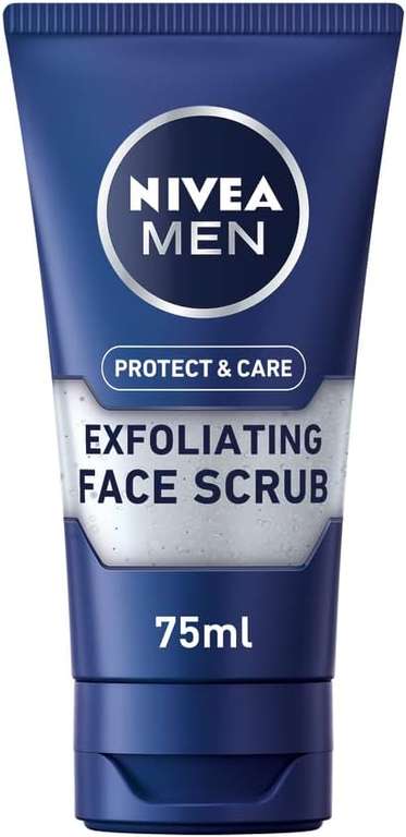 NIVEA MEN Protect & Care Exfoliating Face Scrub (75ml), £2.87/£2.44 or £2.15 S&S