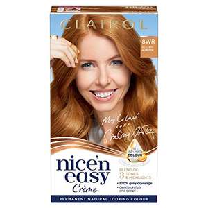 Clairol auburn Nice and Easy hair dye 8wr £1.50 Amazon Prime / +£4.49 Non Prime