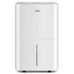 VonHaus 20L/Day Dehumidifier, 24 Hr Timer, Continuous Drainage, for Damp/Condensation, Laundry Drying, Mould/Smell Control