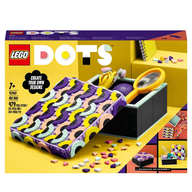 LEGO 41960 DOTS Big Box DIY Arts and Crafts Set - Free C&C