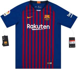 2018-19 Barcelona Home Shirt Kids £11.08 Delivered with code @ Classic Football Shirts