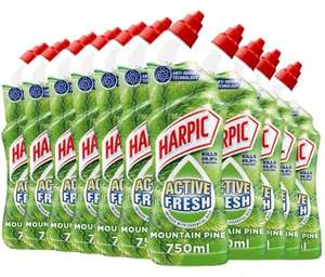 Harpic Active Fresh Toilet Cleaning Gel, Mountain Pine, Pack 12 x 750ml - with applied voucher ( £8.76 - £9.80 with voucher + s&s)