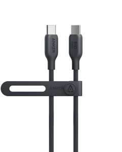 Anker 543 USB C to USB C Cable (240W 3ft), USB 2.0 Bio-Based Charging Cable (in phantom black & misty blue) Sold by AnkerDirect UK / FBA