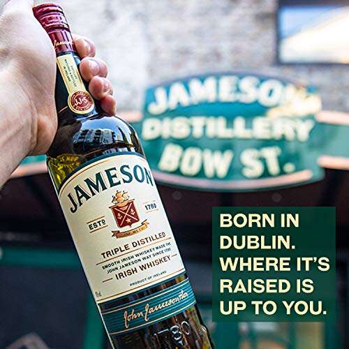 Jameson Irish Whiskey Original Blended and Triple Distilled, 1L - £25 / £23.75 on Subscribe & Save @ Amazon