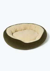 Round Fleece Pet Bed medium-large £11 / small-medium £9 with free click and collect @ Matalan
